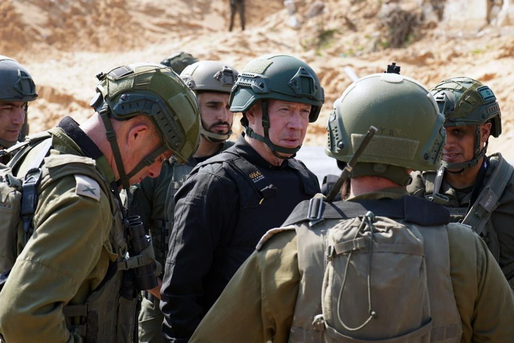 Minister of Defense Gallant Visits Northern Gaza