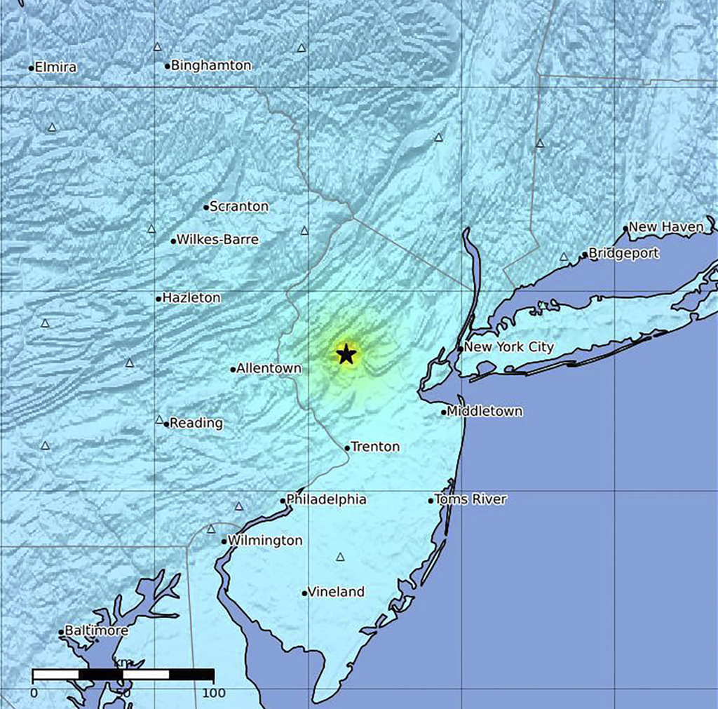 Minor Earthquake Centered in NJ Felt Across Northeast; No Reported