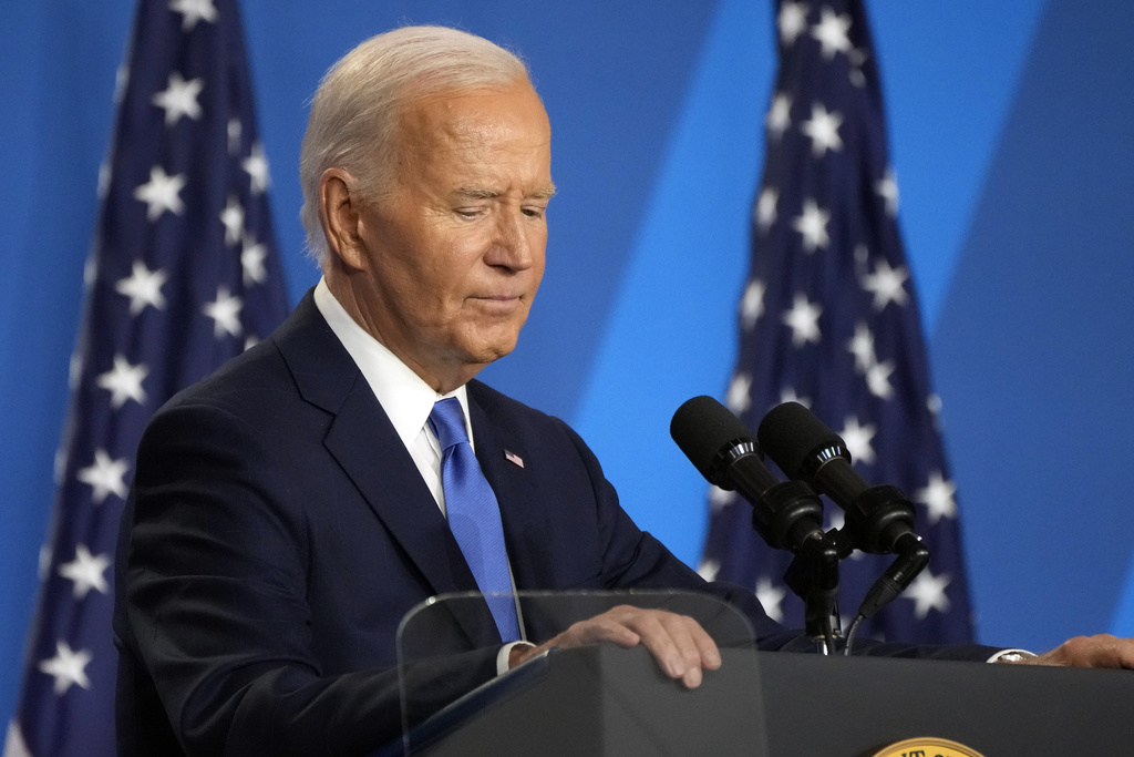 Biden Says During Press Conference He's Going To 'Complete The Job' Despite Calls To Bow Out